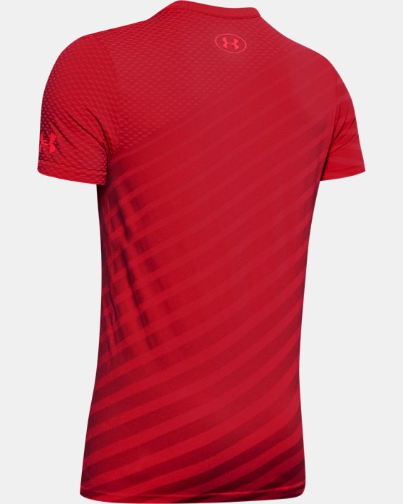 Boys' UA Seamless T-Shirt, Red, pdpMainDesktop image number 1